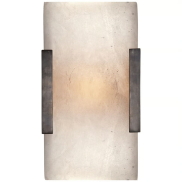 COVET WIDE CLIP BATH SCONCE - Alabaster wall light for bathroom by Visual Comfort Europe - view 3